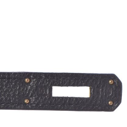 Hermes Taurillon Clemence Birkin 35 Black 19 of 32