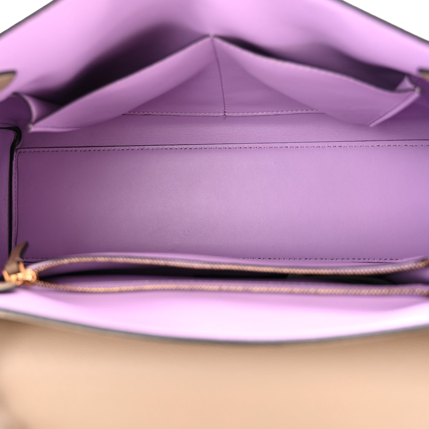 Grained Calfskin La Medusa Bag Taupe