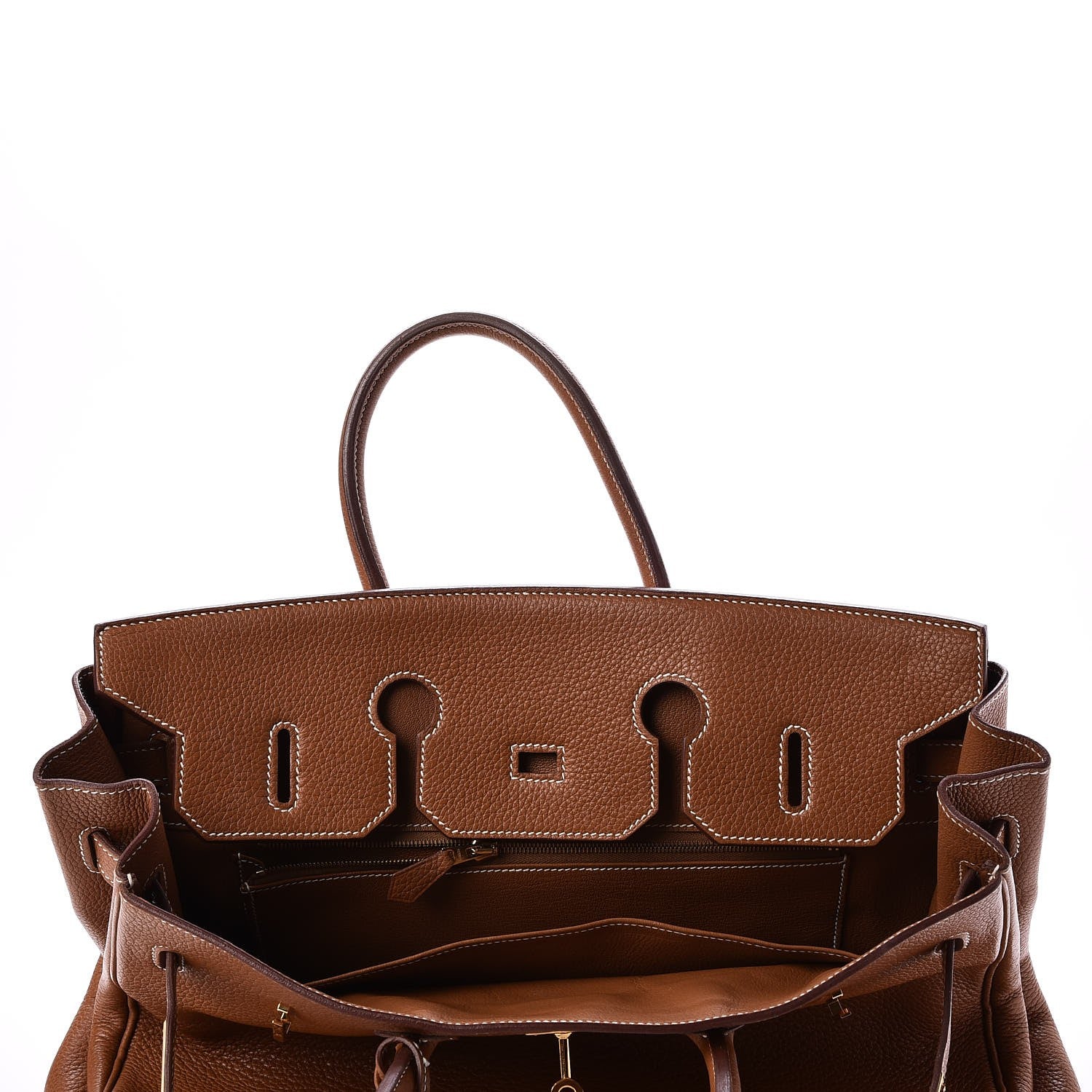 Hermes Taurillon Clemence Birkin 35 Gold 7 of 34