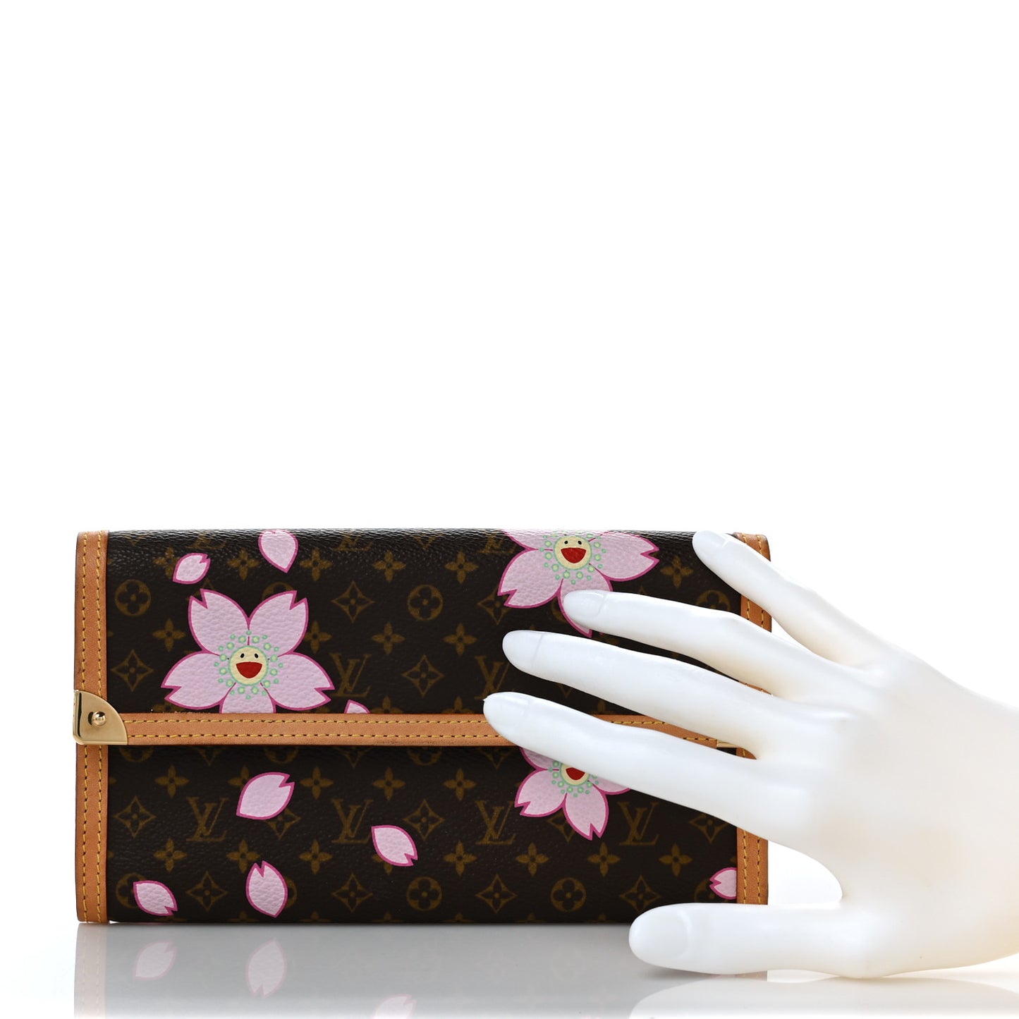 Monogram Cherry Blossom Porte Tresor International Wallet Brown