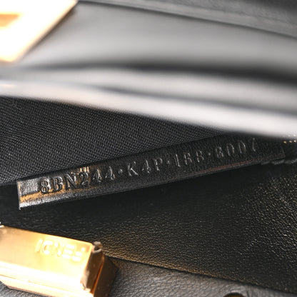Fendi Nappa Mini Peekaboo Iconic Satchel Black 8 of 13
