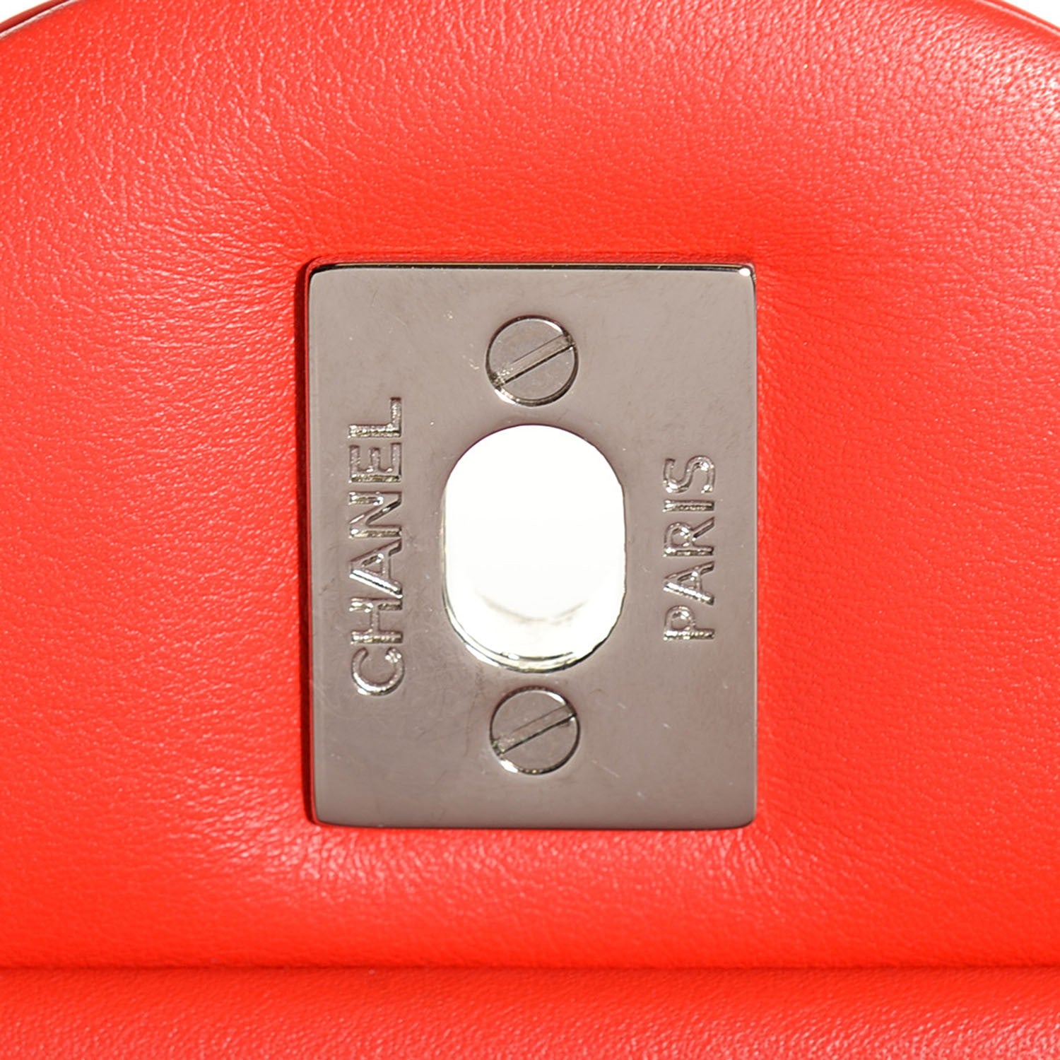 Chanel Patent Quilted Jumbo Double Flap Red 8 of 8