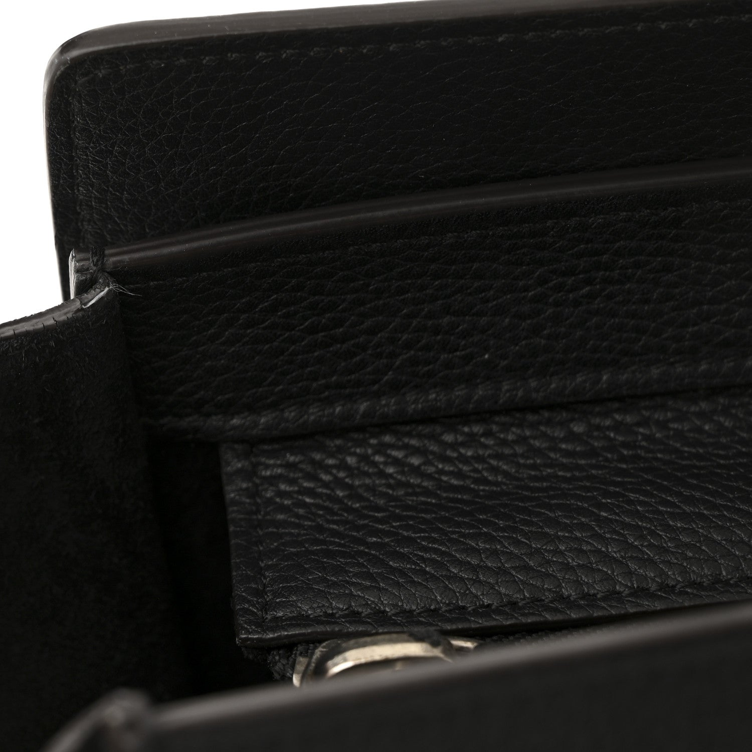 Celine Drummed Calfskin Mini Luggage Black 13 of 13