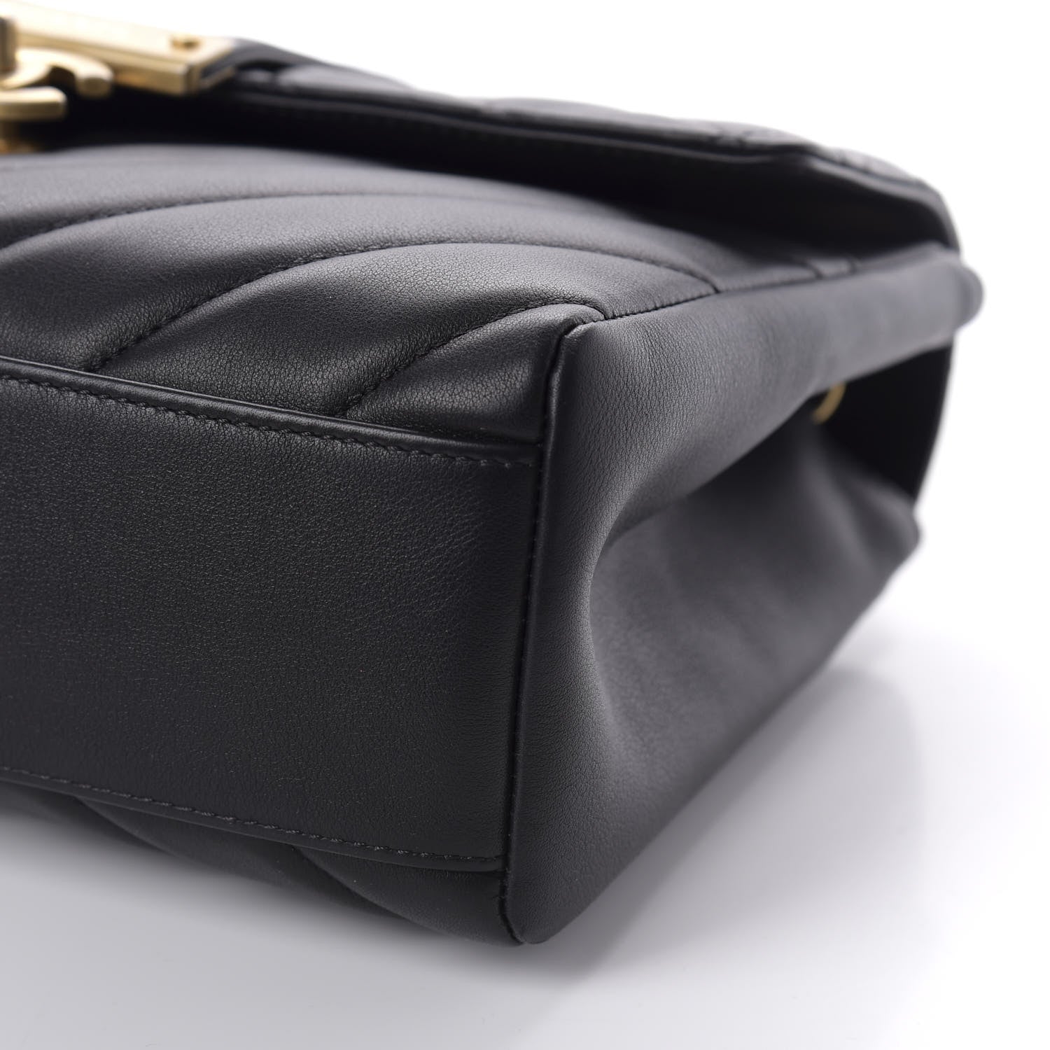 Chanel Calfskin Quilted Chevron In The City Bag Black 8 of 12