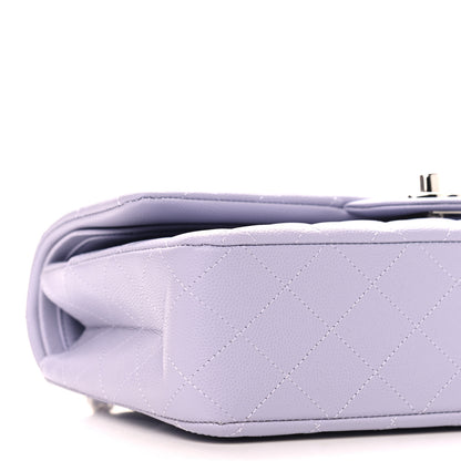 Chanel Caviar Quilted Medium Double Flap Light Purple 8 of 9