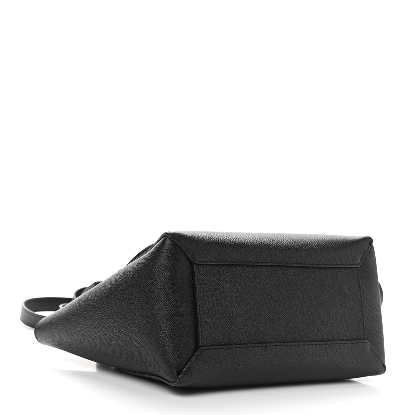 Grained Calfskin Micro Belt Bag Black
