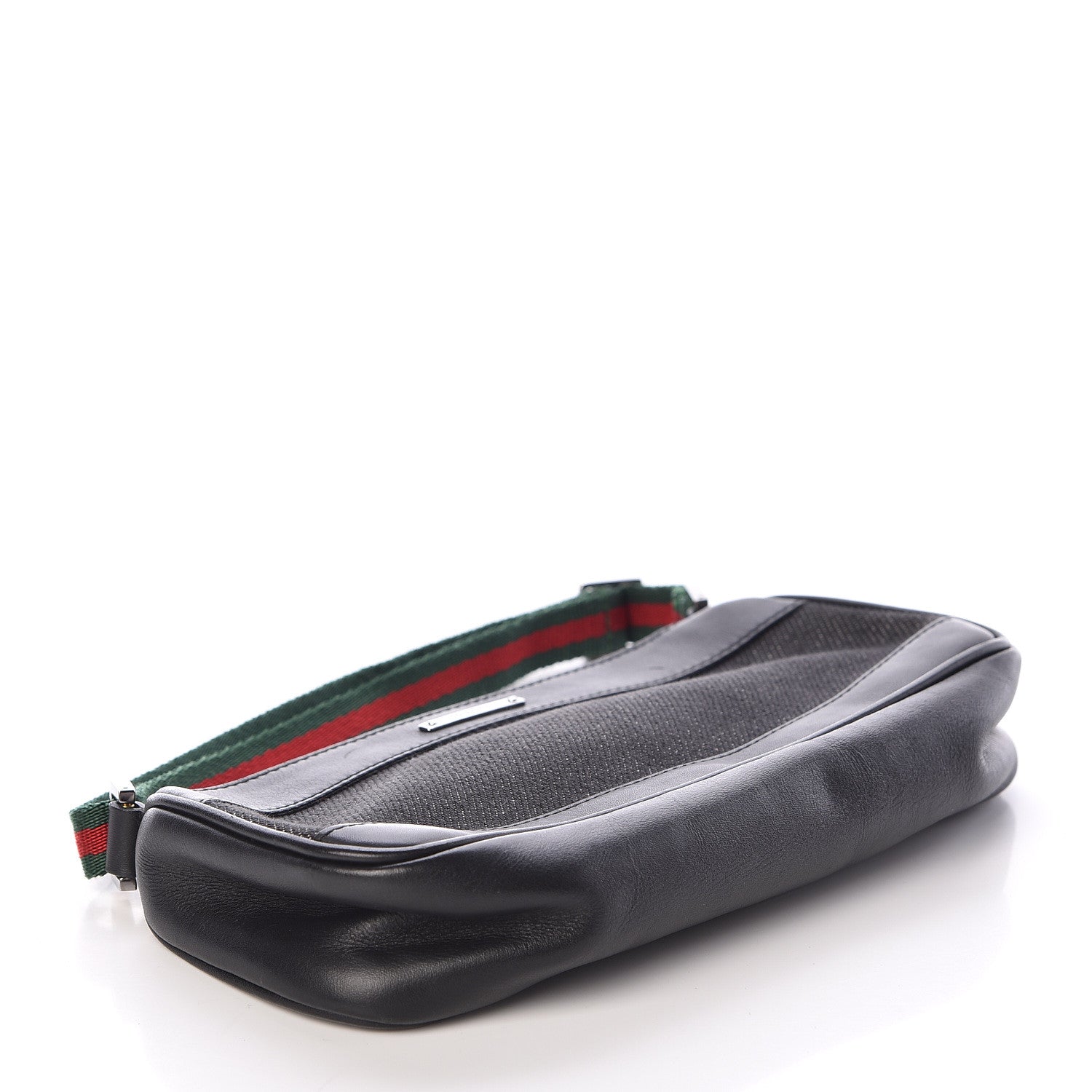 Gucci Denim Web Pochette Black 4 of 9