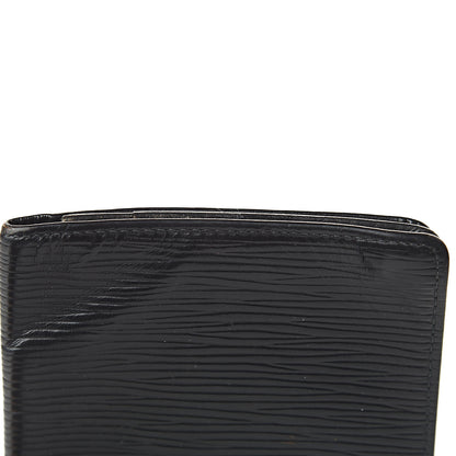 Louis Vuitton Epi Checkbook Card Holder Black 8 of 16