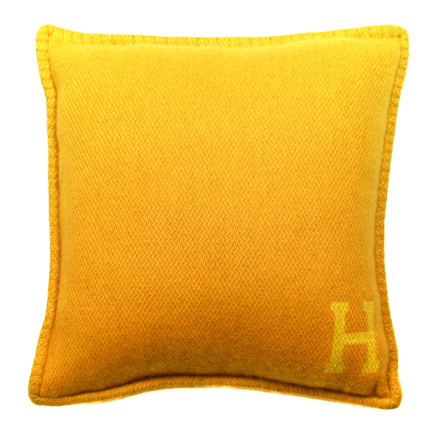 Hermes Tibetan Yak Yack'n'Dye Pillow Soleil 1 of 3