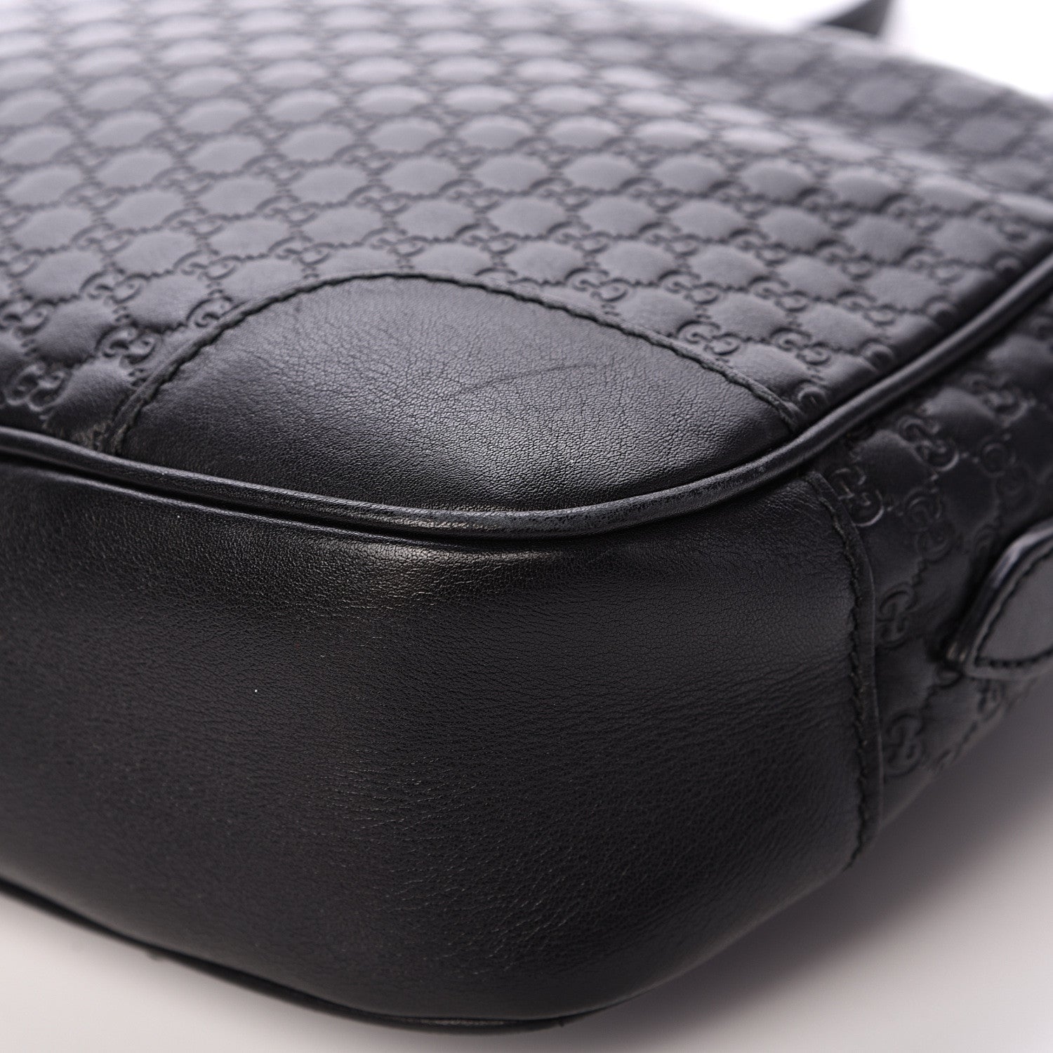 Gucci Microguccissima Mini Bree Messenger Bag Black 9 of 14