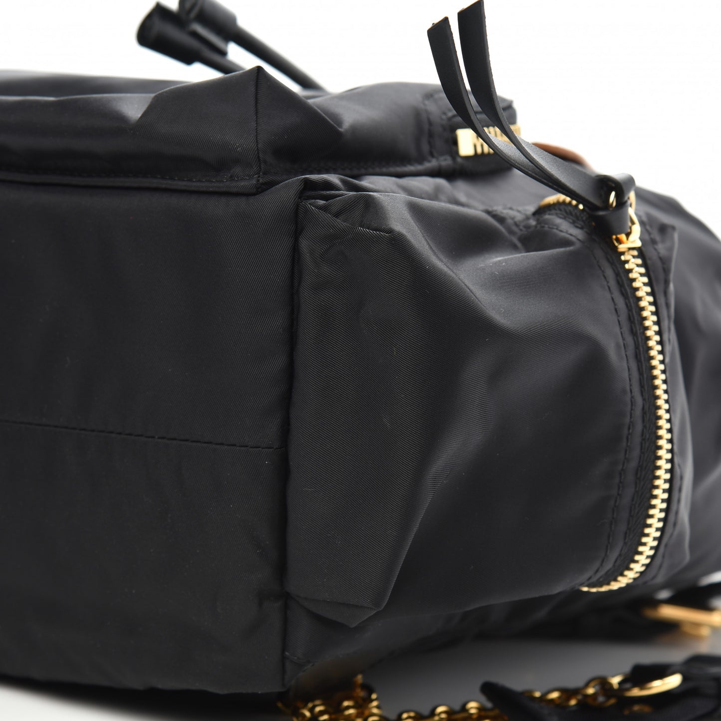 Nylon Medium Rucksack Backpack Black