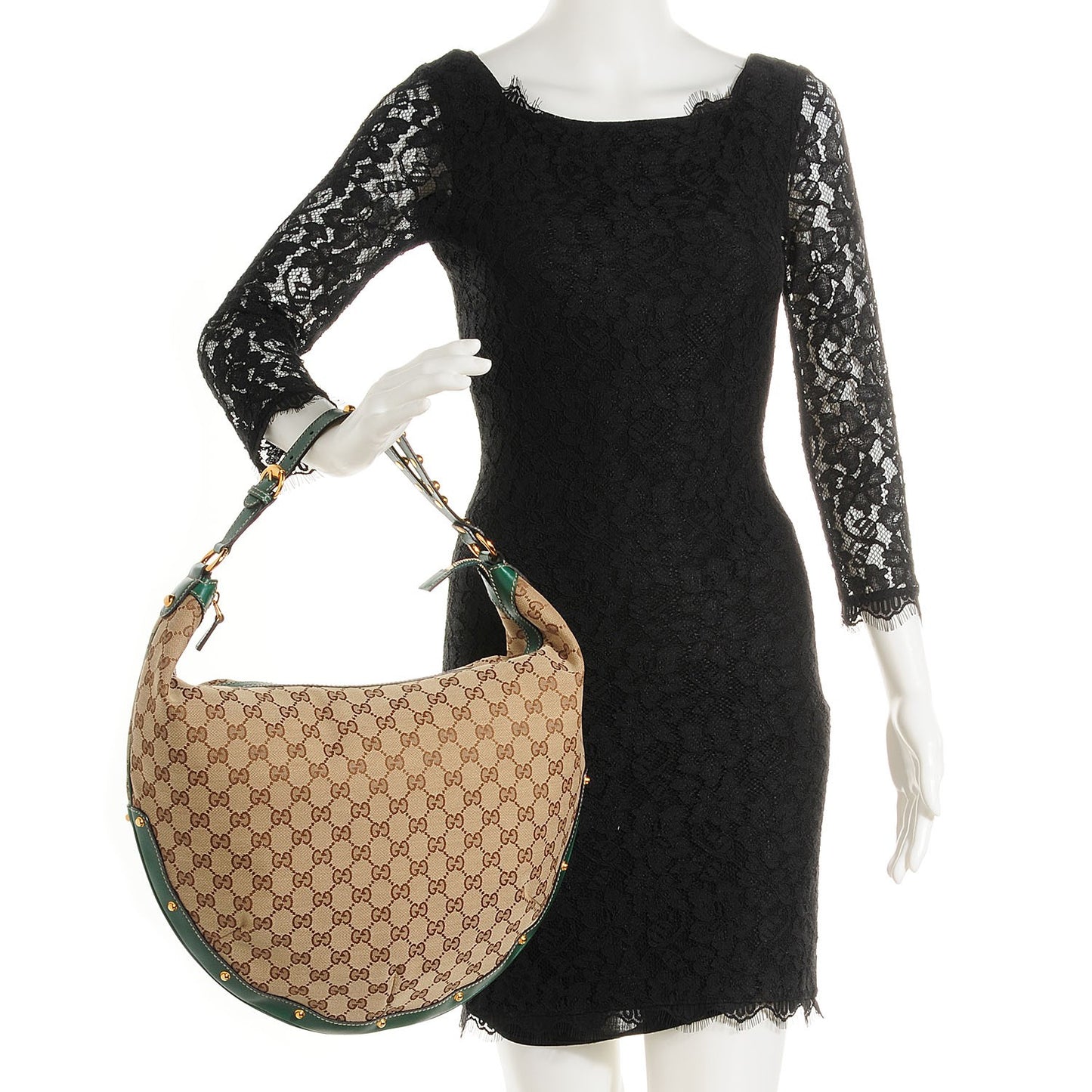 Monogram Biba Hobo Green
