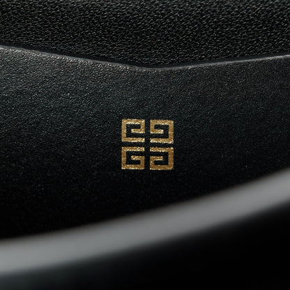 Givenchy Canvas Embroidered Medium 4G Woven Chain Shoulder Bag Black 7 of 12