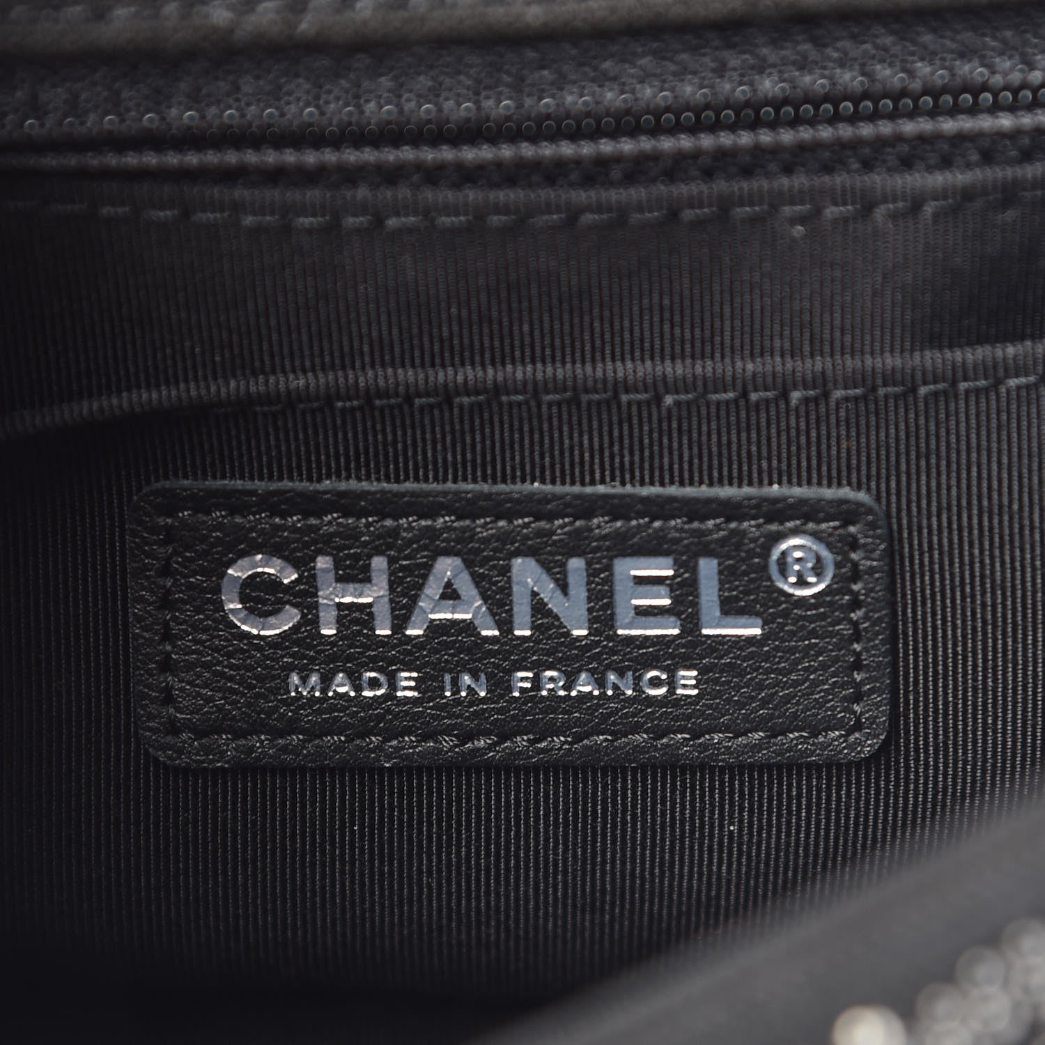 Chanel Canvas Studded Mini Rectangular Flap Black 7 of 10