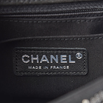 Chanel Canvas Studded Mini Rectangular Flap Black 7 of 10