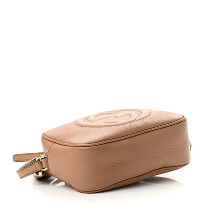 Gucci Pebbled Calfskin Small Soho Disco Bag Camelia 4 of 11