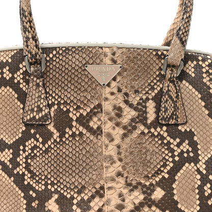 Prada Snakeskin Bowler Beige 8 of 10