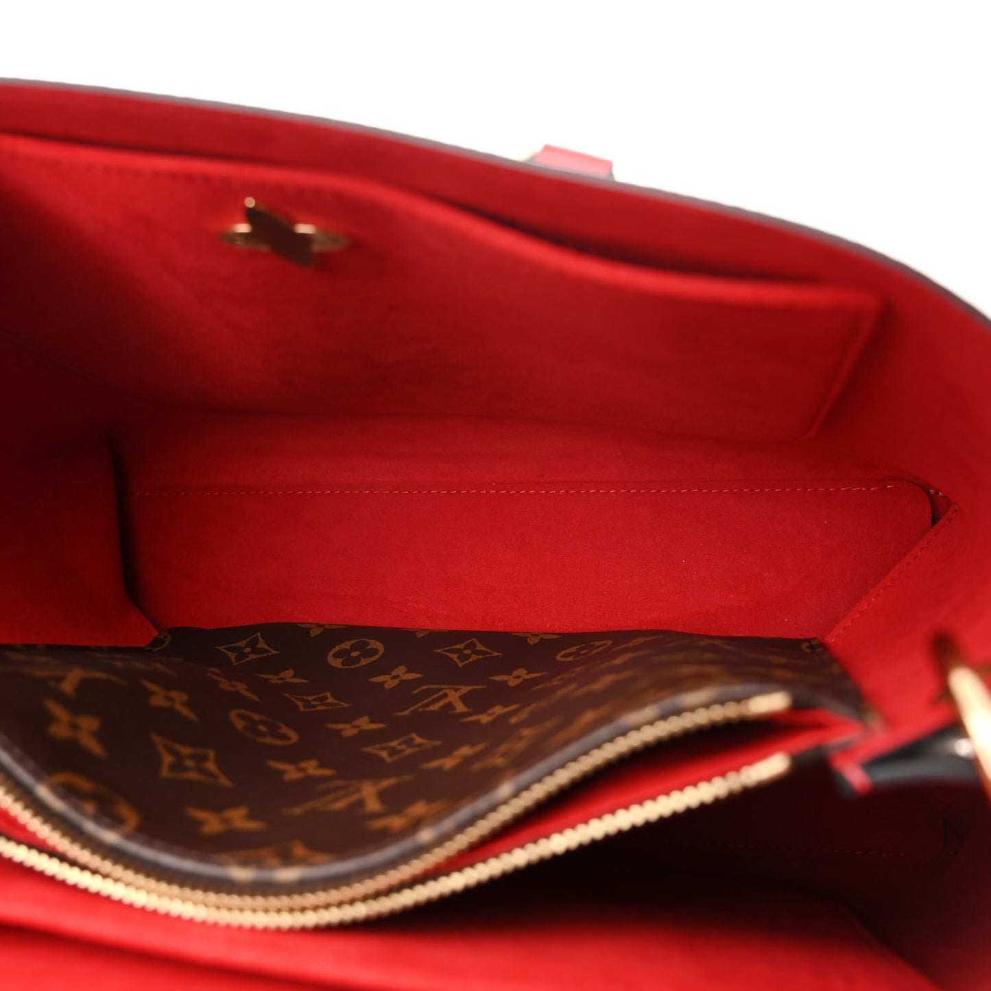 Monogram Flower Tote Coquelicot