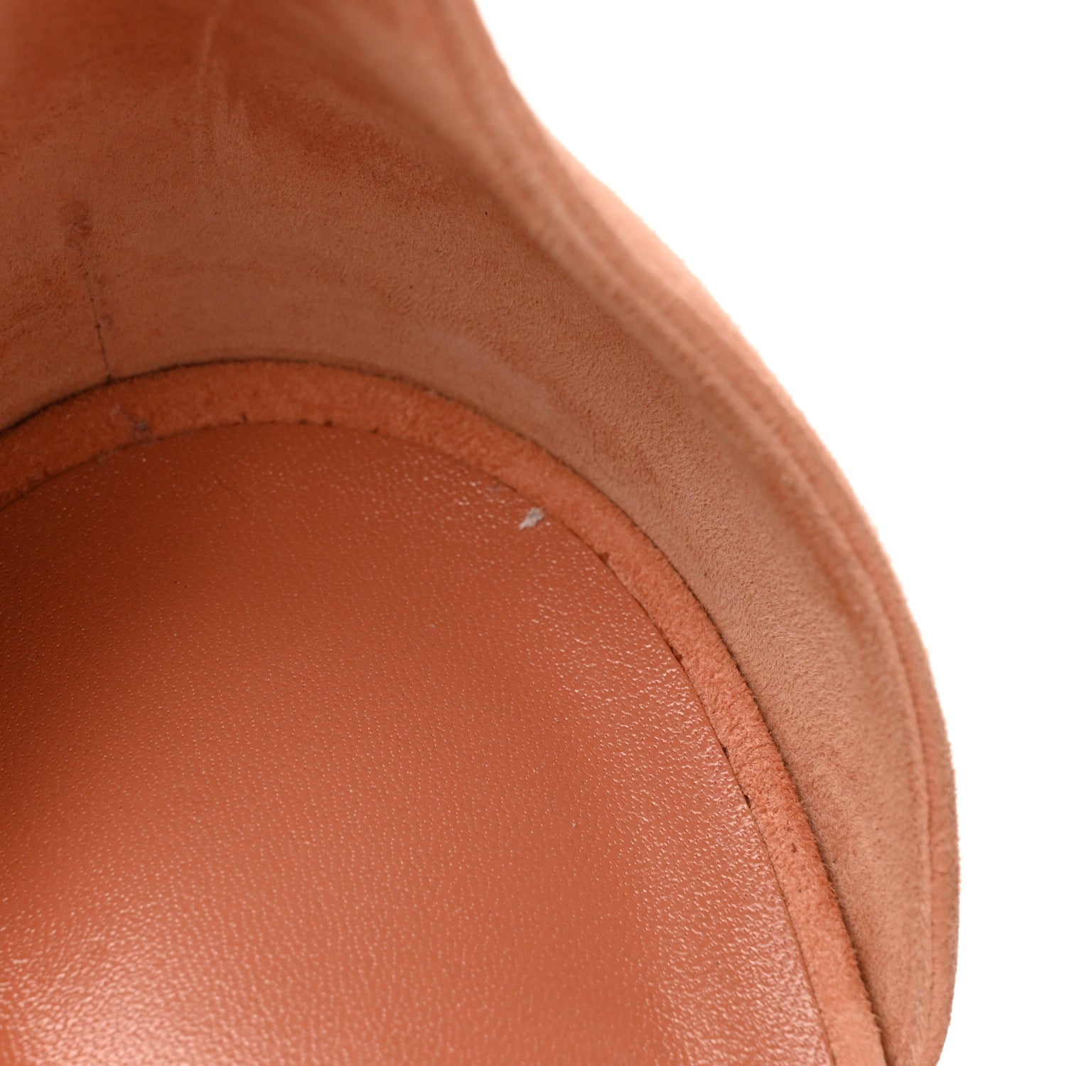 Hermes Suede Goatskin Crystal Premiere 70 Sandals 41 Rose Bubinga Black 9 of 10