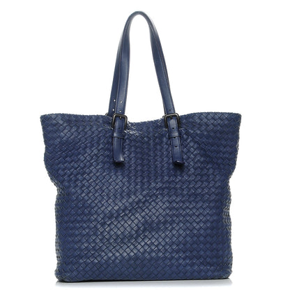 Bottega Veneta Nappa Intrecciato Large Tote Sapphire 1 of 8