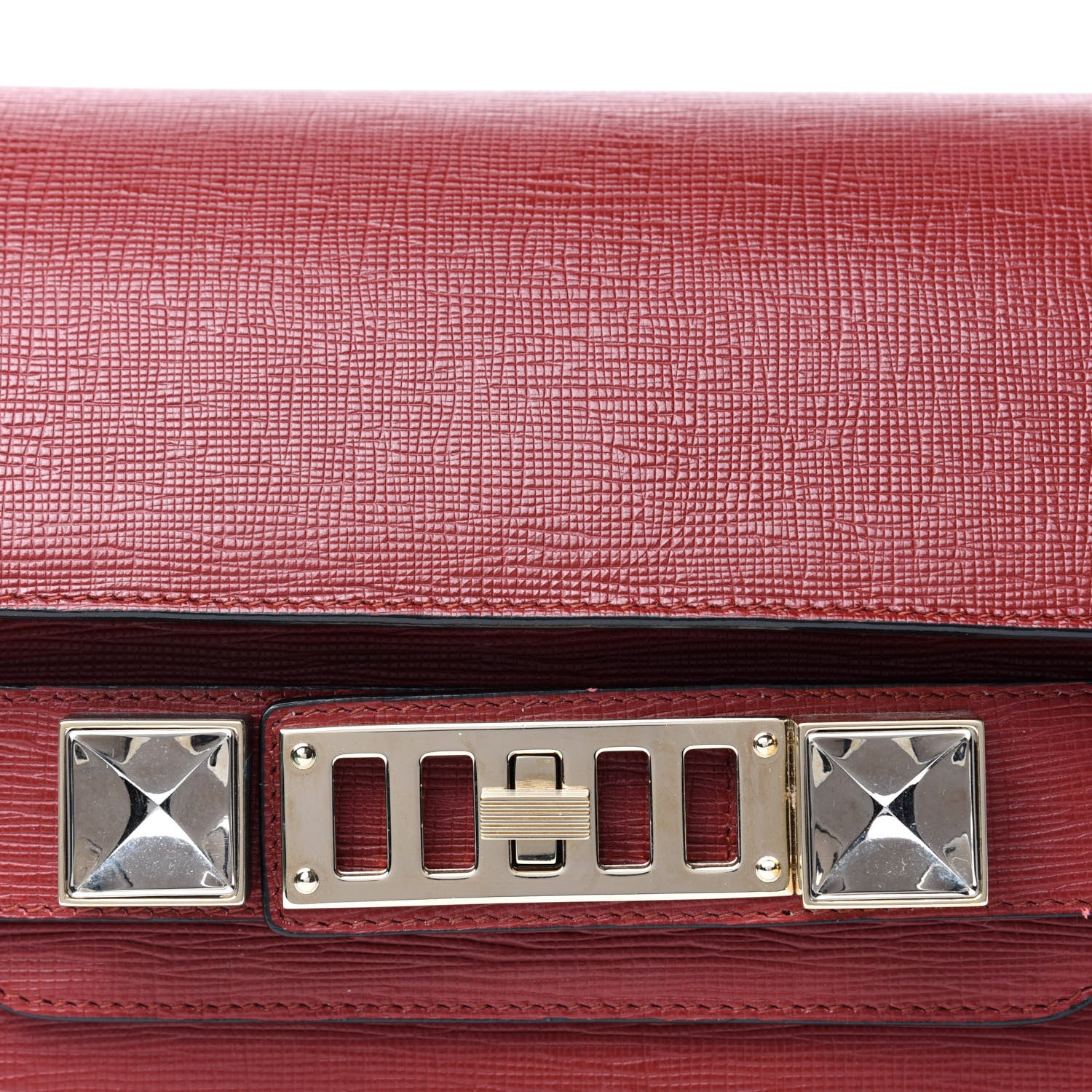 Proenza Schouler New Linosa Mini PS11 Classic Shoulder Bag Red Plum 7 of 8