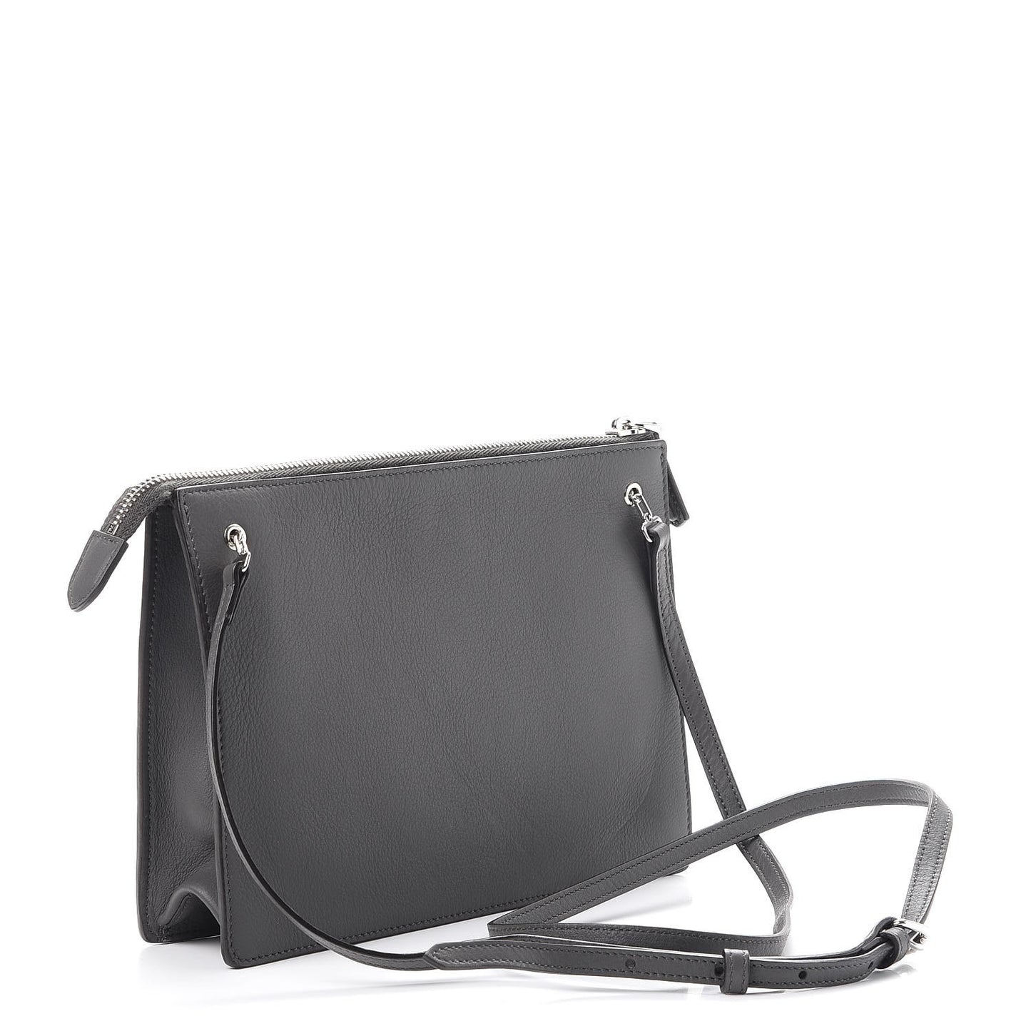 Vitello Dolce Studded Mini 2Jours Pouch Anthracite Multicolor