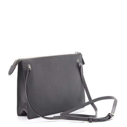 Fendi Vitello Dolce Studded Mini 2Jours Pouch Anthracite Multicolor 3 of 7