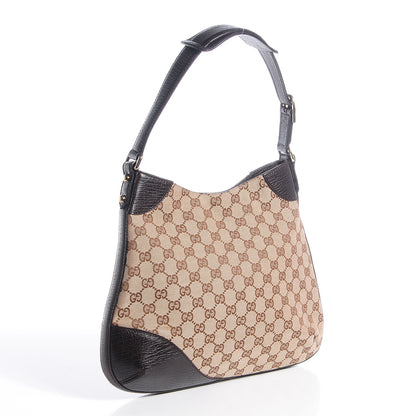 Gucci Monogram Hasler Hobo Dark Brown 3 of 7