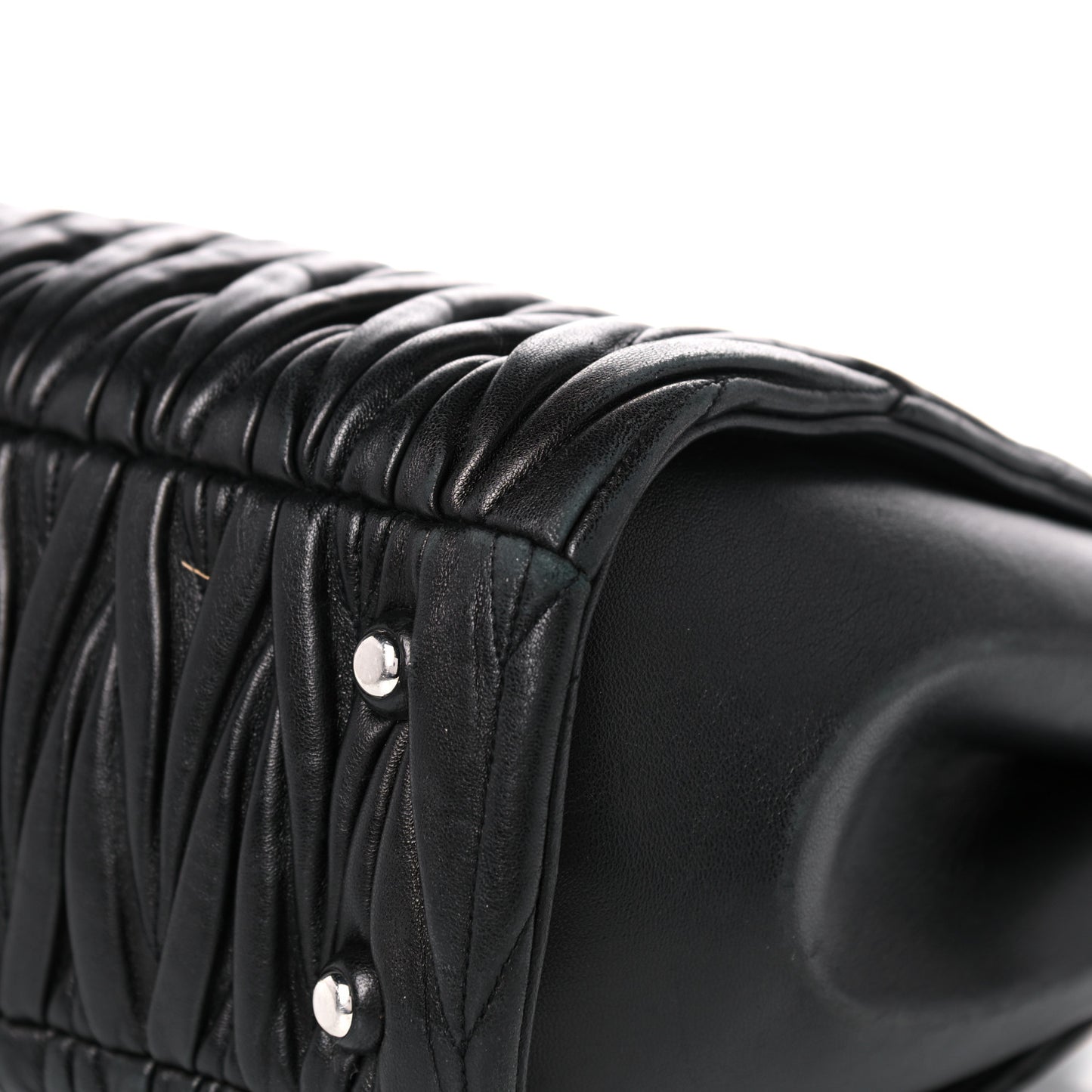Nappa Matelasse Tote Black