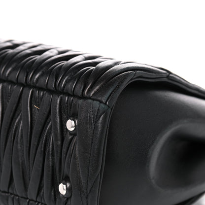 Miu Miu Nappa Matelasse Tote Black 10 of 23
