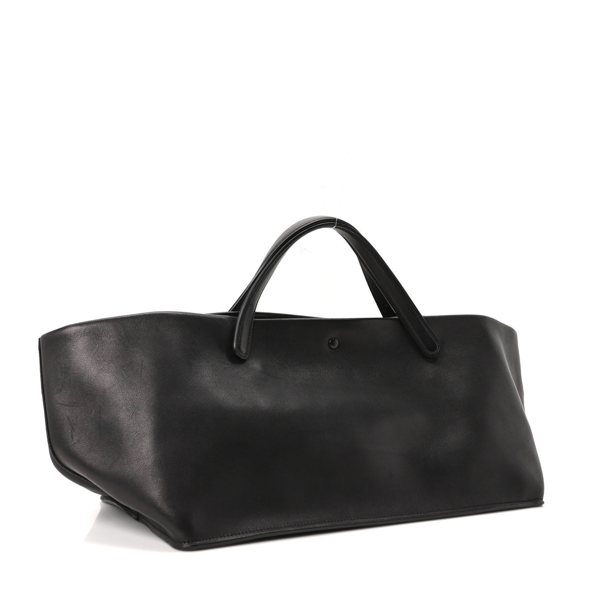 The Row Polished Saddle Calfskin Idaho Top Handle Black 3 of 9