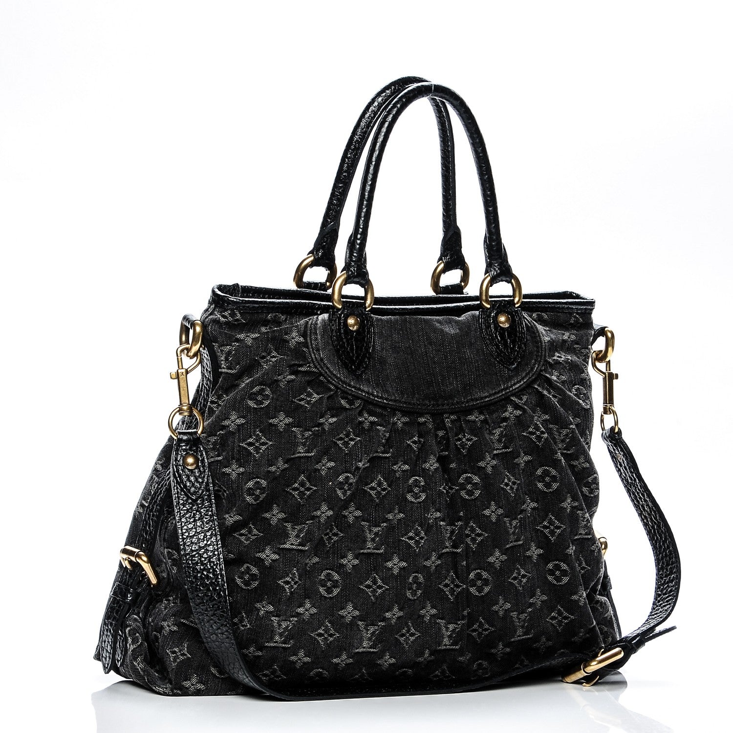 Louis Vuitton Denim Neo Cabby GM Black 3 of 6