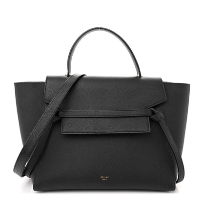 Celine Grained Calfskin Mini Belt Bag Black 1 of 10