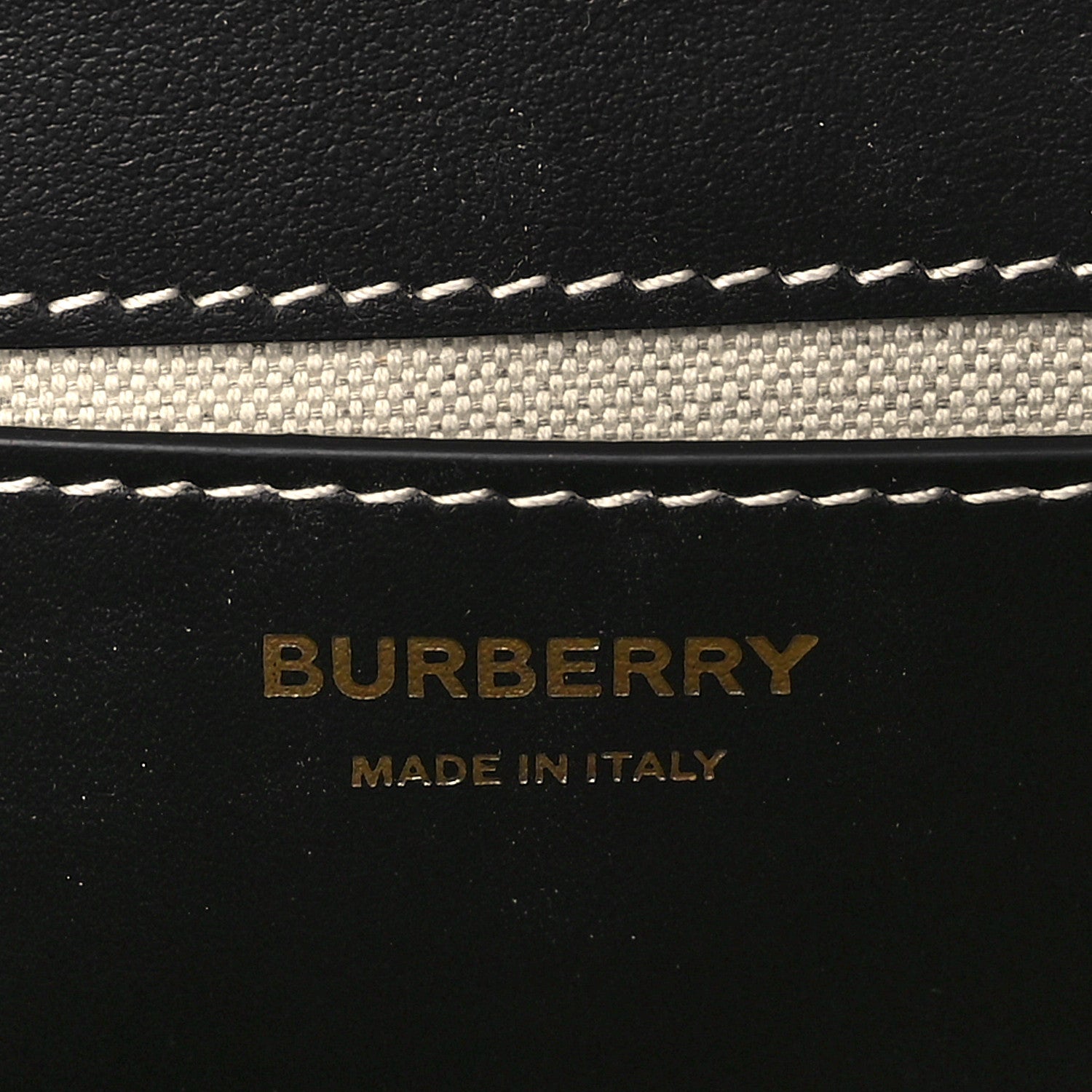 Burberry Canvas Horseferry Print Note Crossbody Bag Grey Black 5 of 7