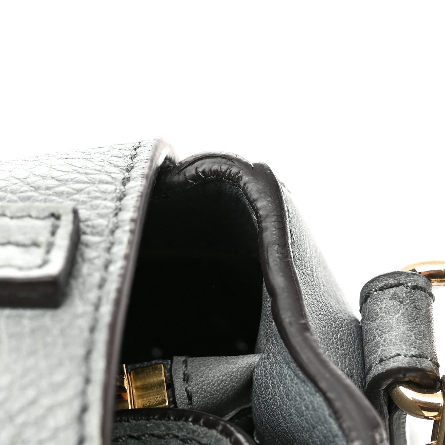Calfskin Small Faye Day Shoulder Bag Cloudy Blue