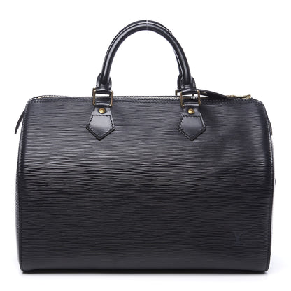 Louis Vuitton Epi Speedy 30 Black 1 of 10