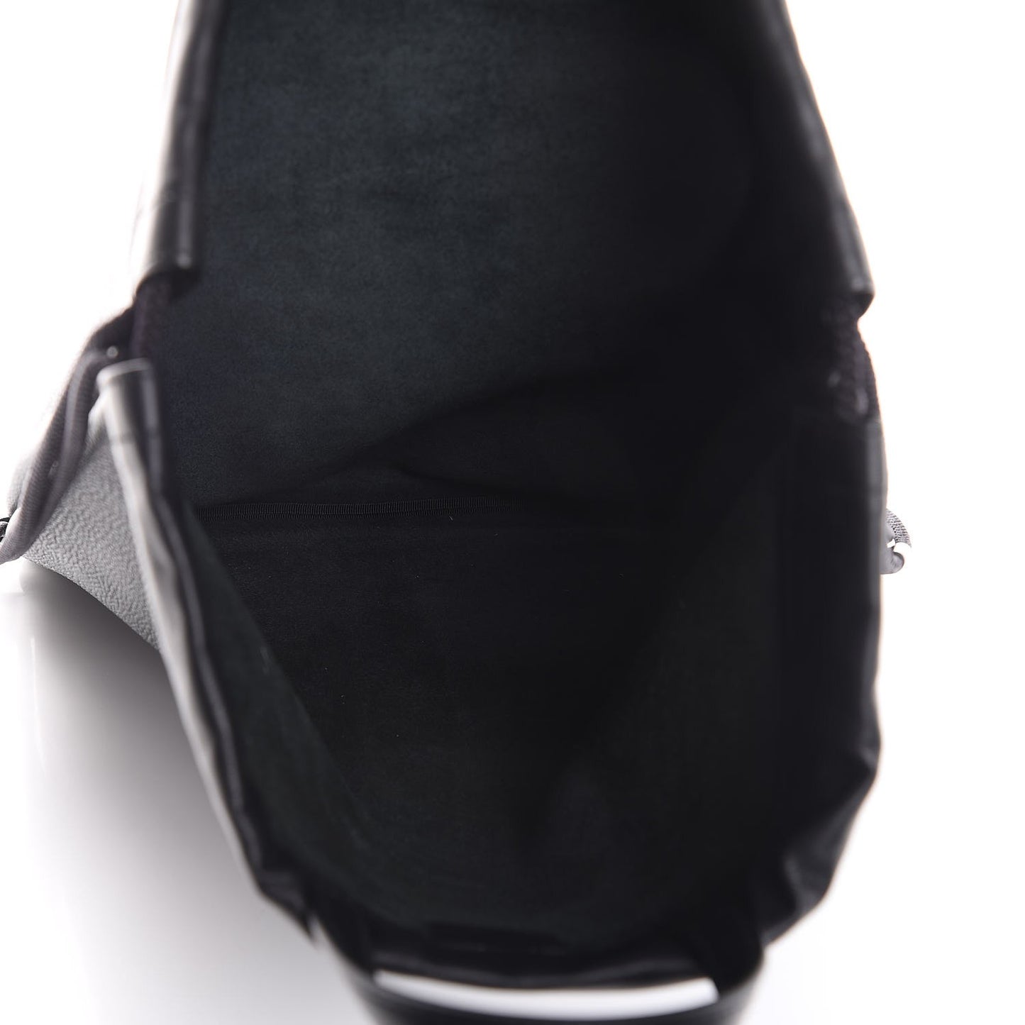 Calfskin Coco Capitan Logo Drawstring Backpack Black