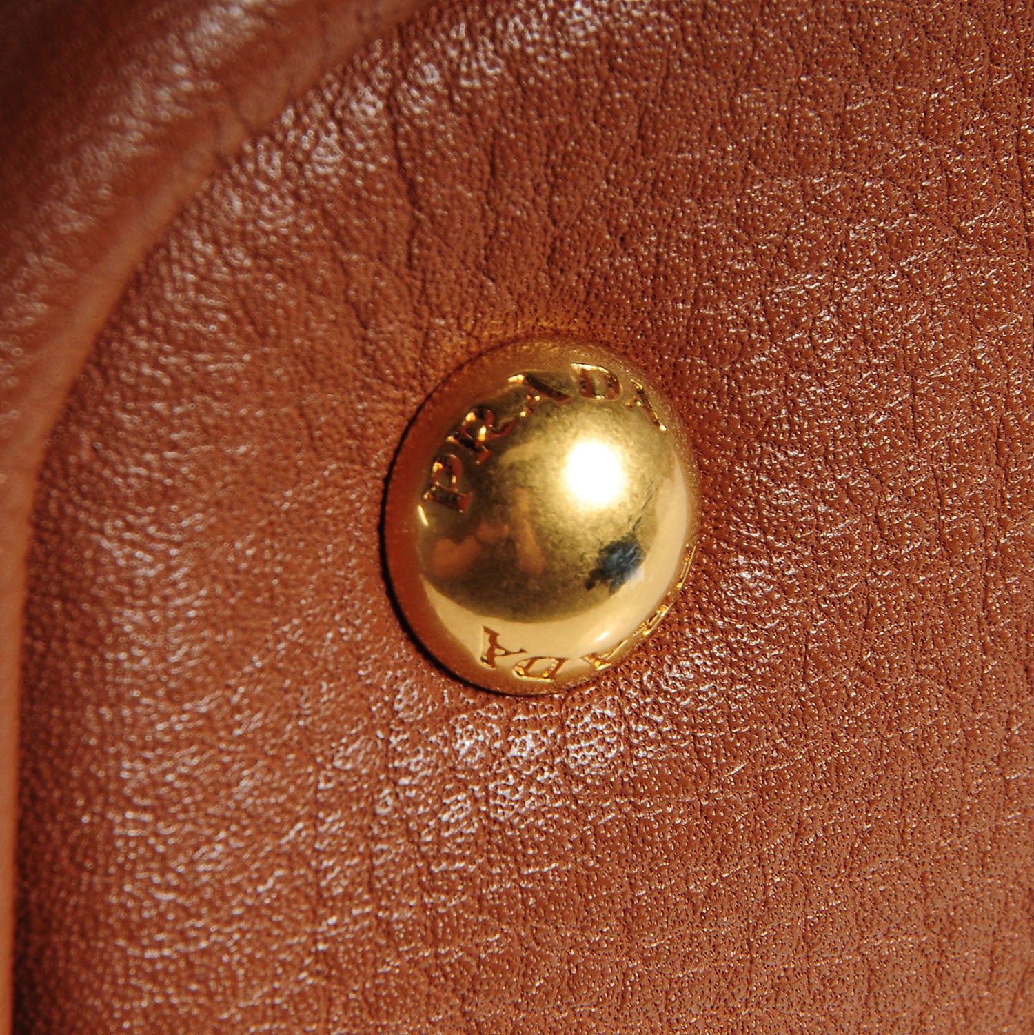 Prada Vitello Daino Shopping Tote Brandy 4 of 12