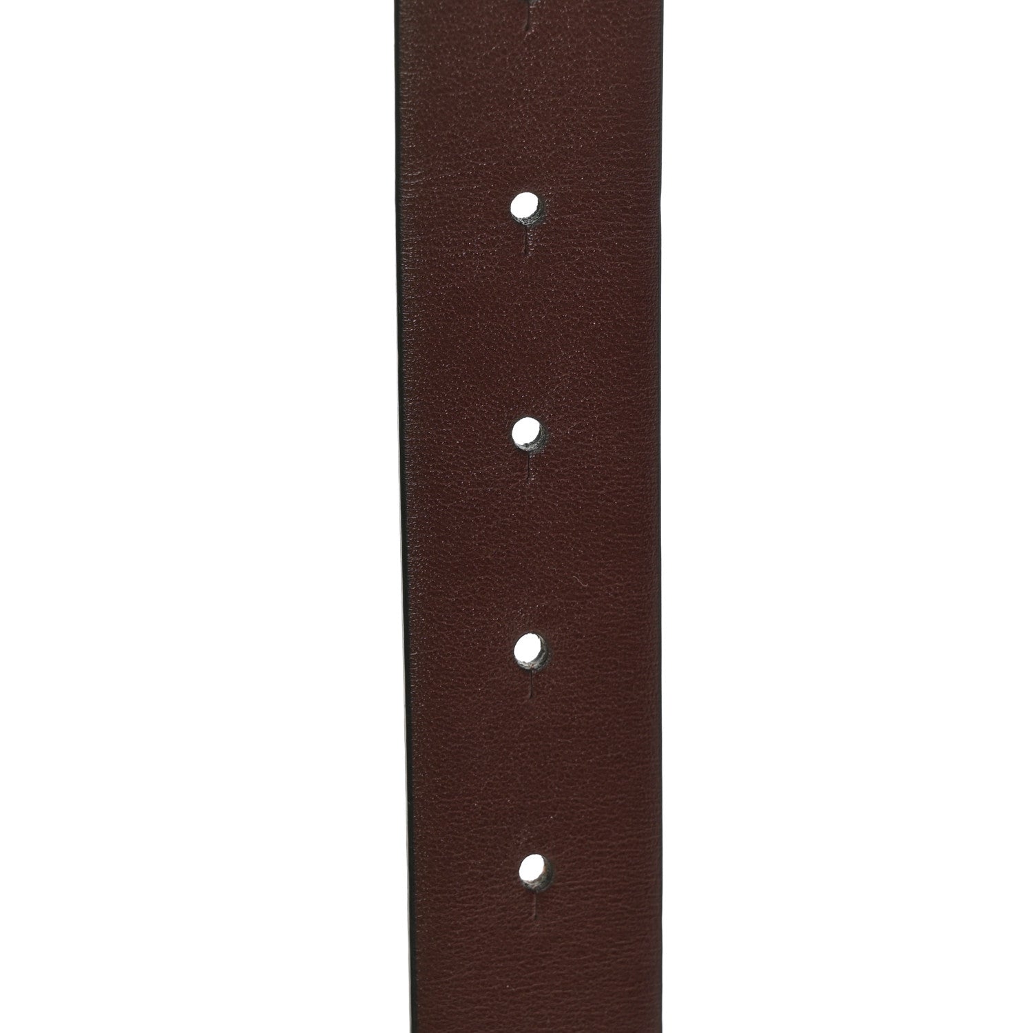 Valentino Garavani Grainy Calfskin Signature VLogo Reversible Belt 85 34 Rubin Rose Cannelle 3 of 4