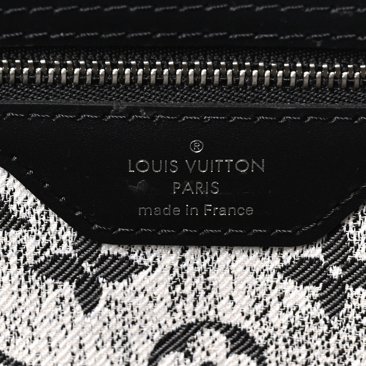 Louis Vuitton Denim Monogram Jacquard Neverfull MM Grey 7 of 11