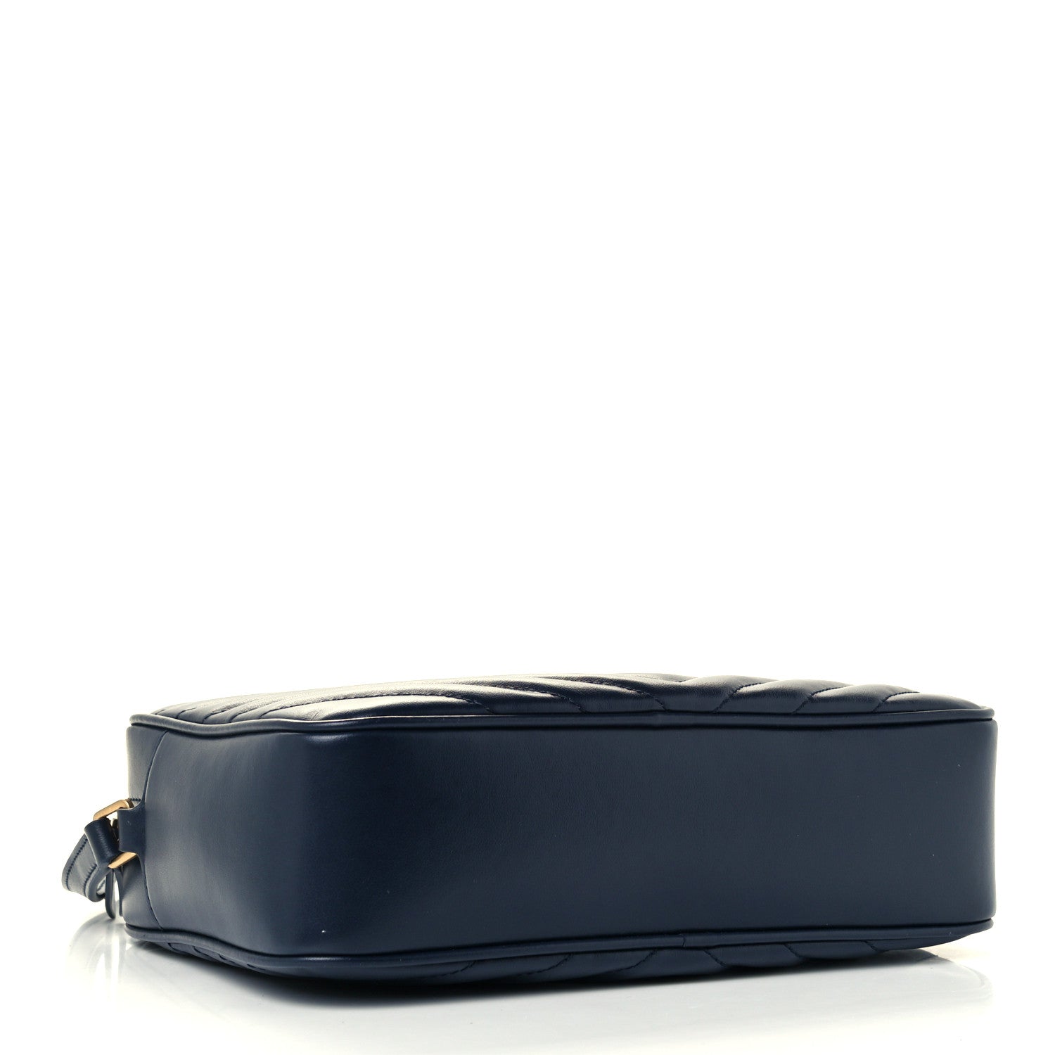 Saint Laurent Calfskin Matelasse Monogram Lou Camera Bag Deep Marine 4 of 10