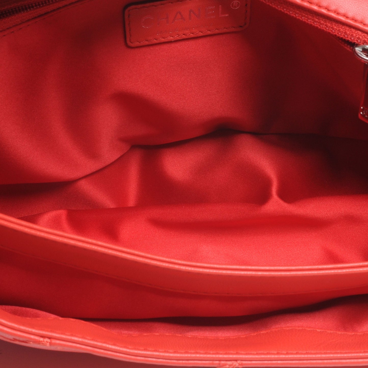 Calfskin Ultimate Stitch Flap Red