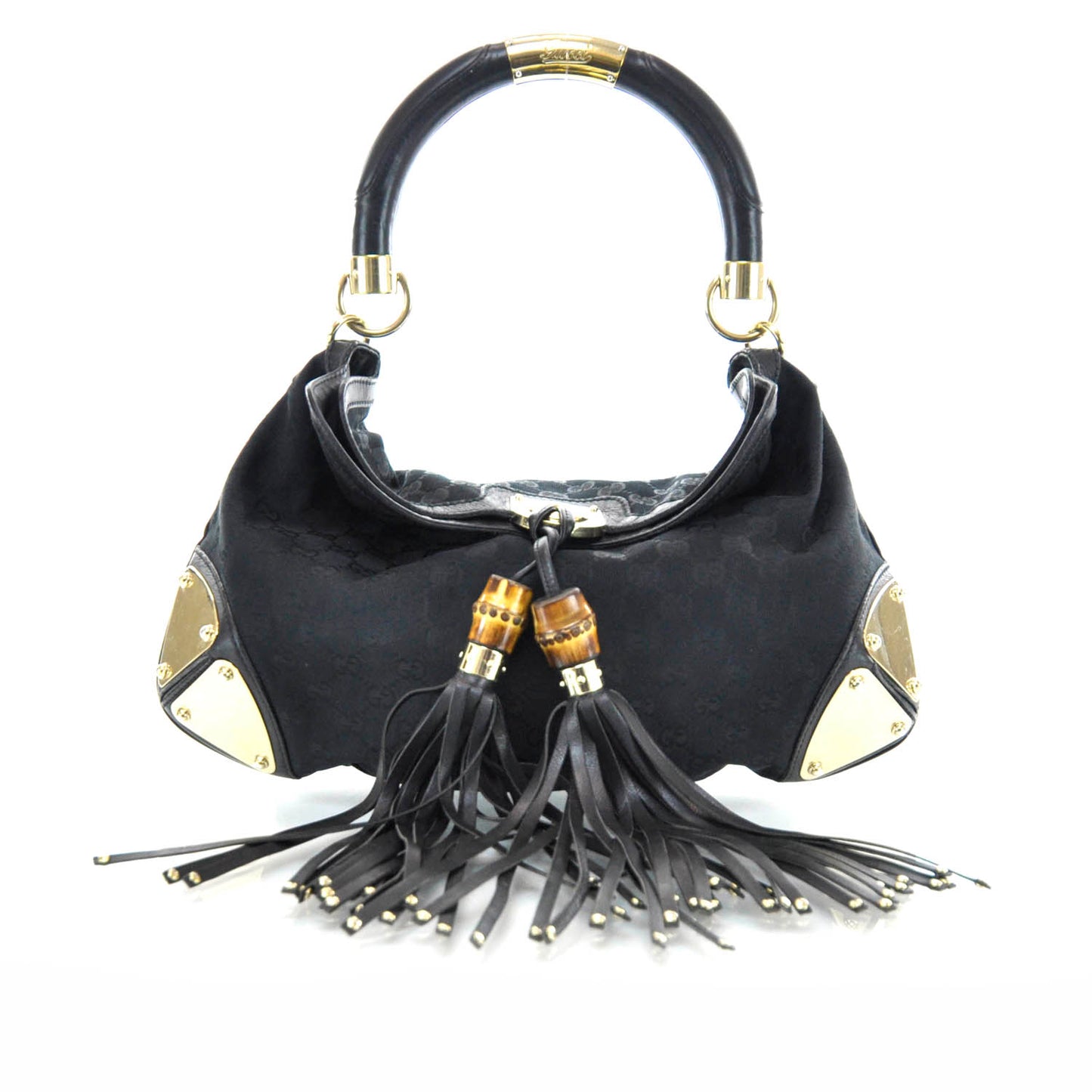 Monogram Medium Indy Hobo Black