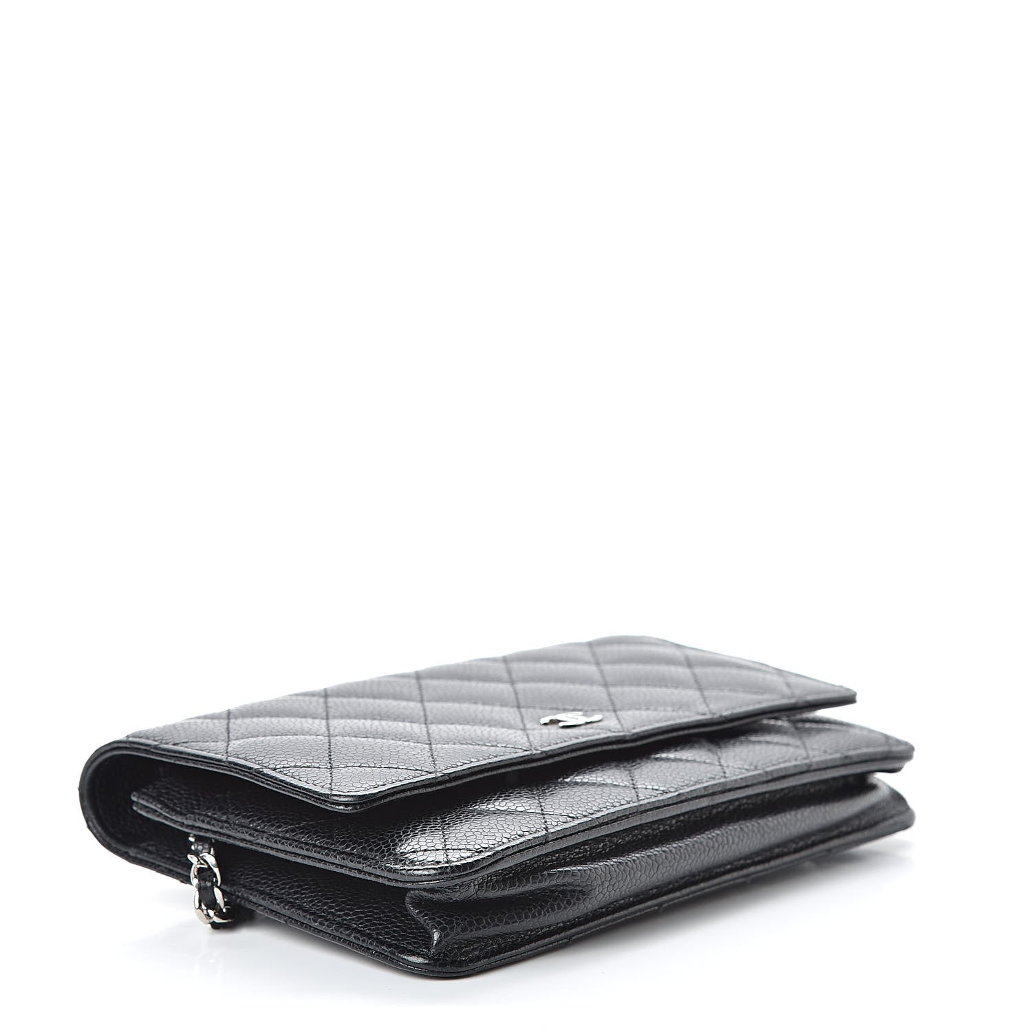 Chanel Caviar Quilted Wallet On Chain WOC Black 4 of 15