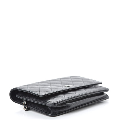 Chanel Caviar Quilted Wallet On Chain WOC Black 4 of 15