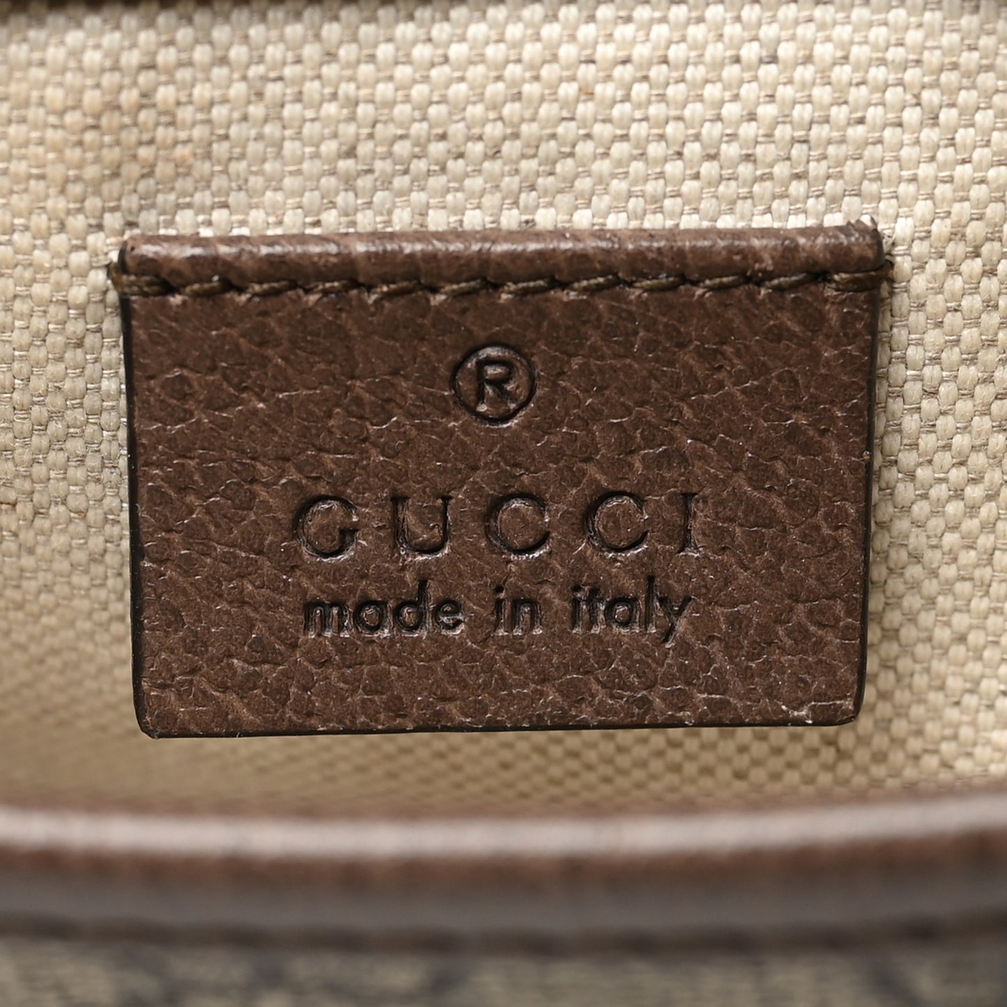 GG Supreme Monogram Neo Vintage Web Belt Bag Brown