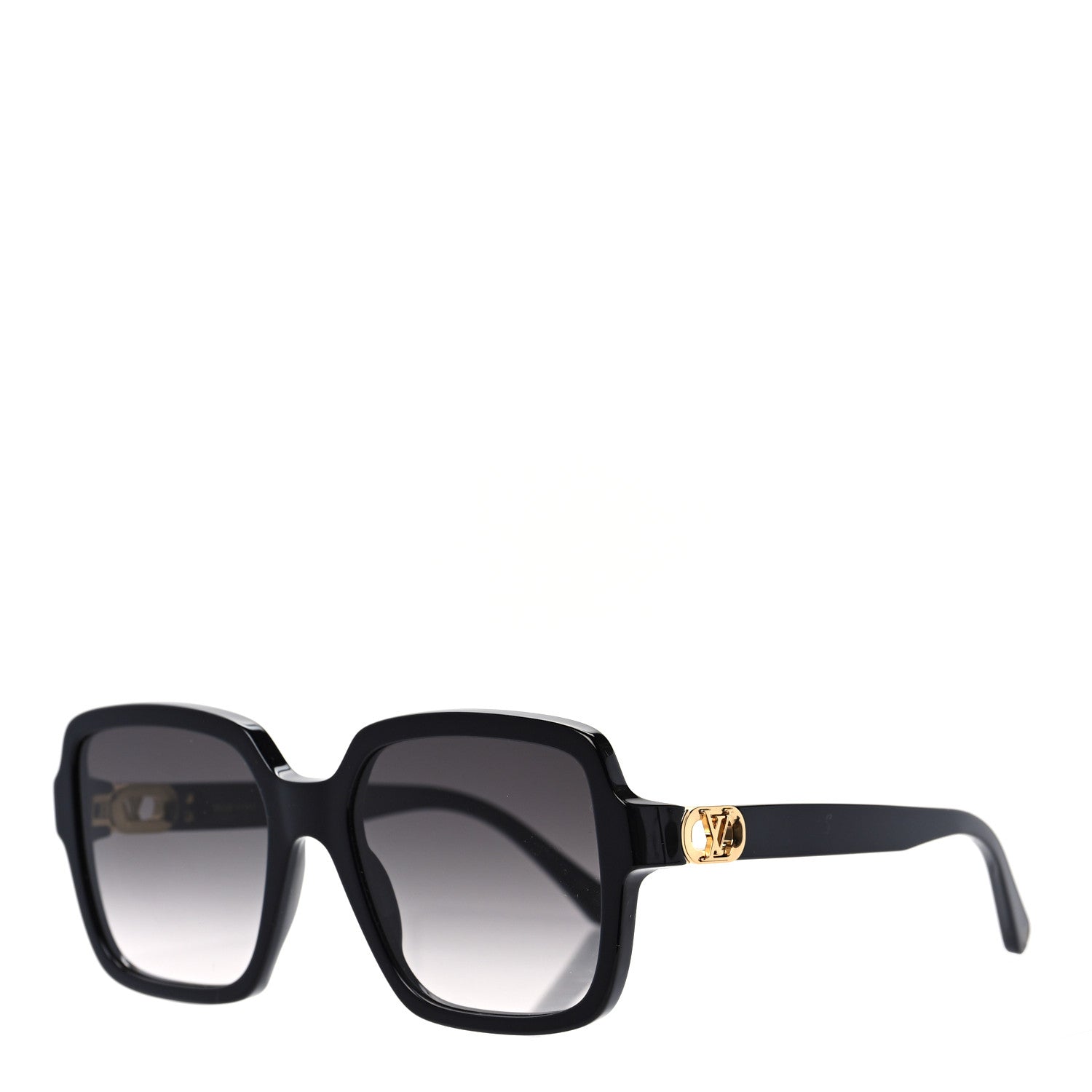 Louis Vuitton Acetate Mini Link Soft Square Sunglasses Z1727W Black 1 of 7