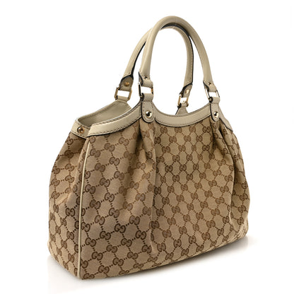 Gucci Monogram Medium Sukey Tote Off White 3 of 11