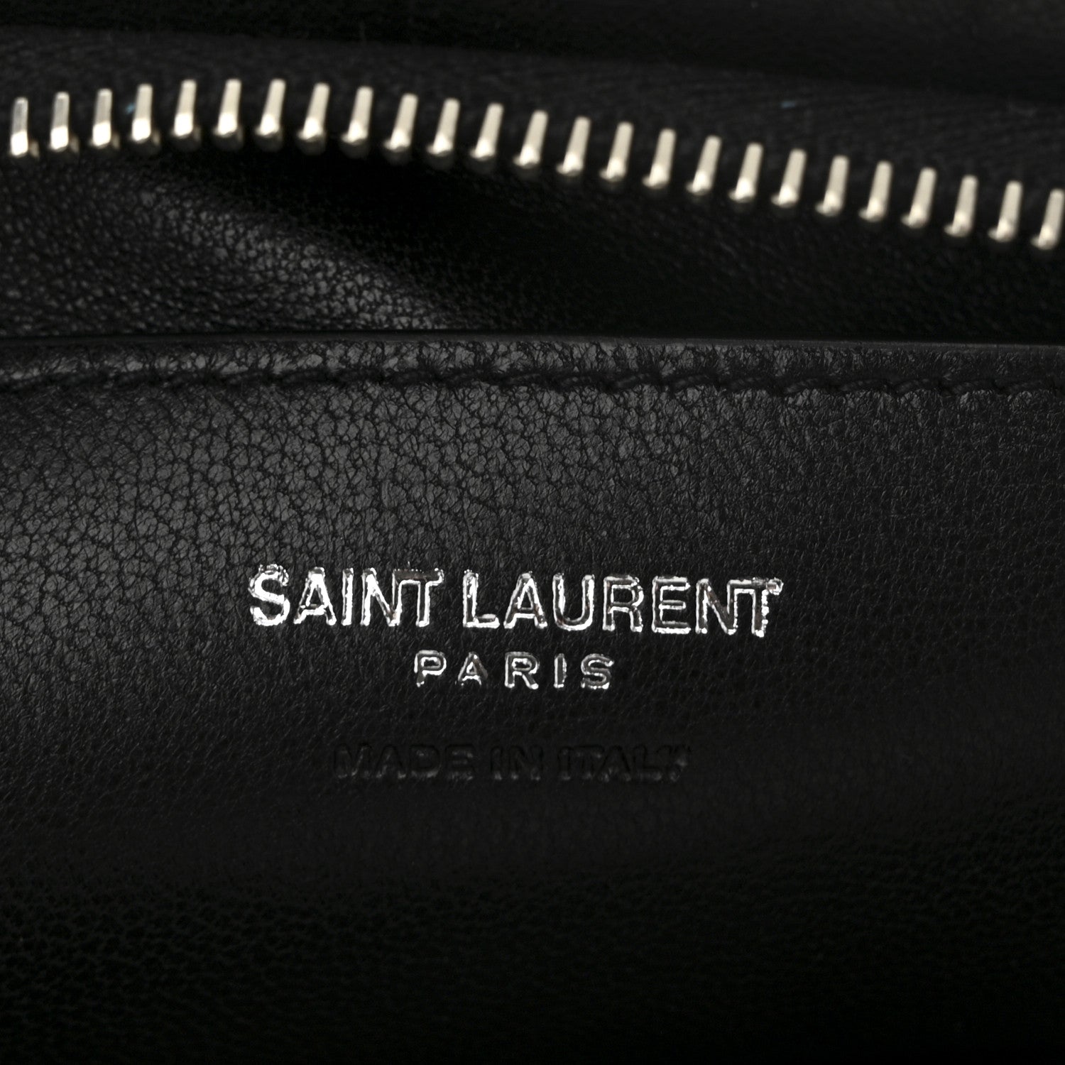 Saint Laurent Lambskin Large Puffy Pouch Black 6 of 10