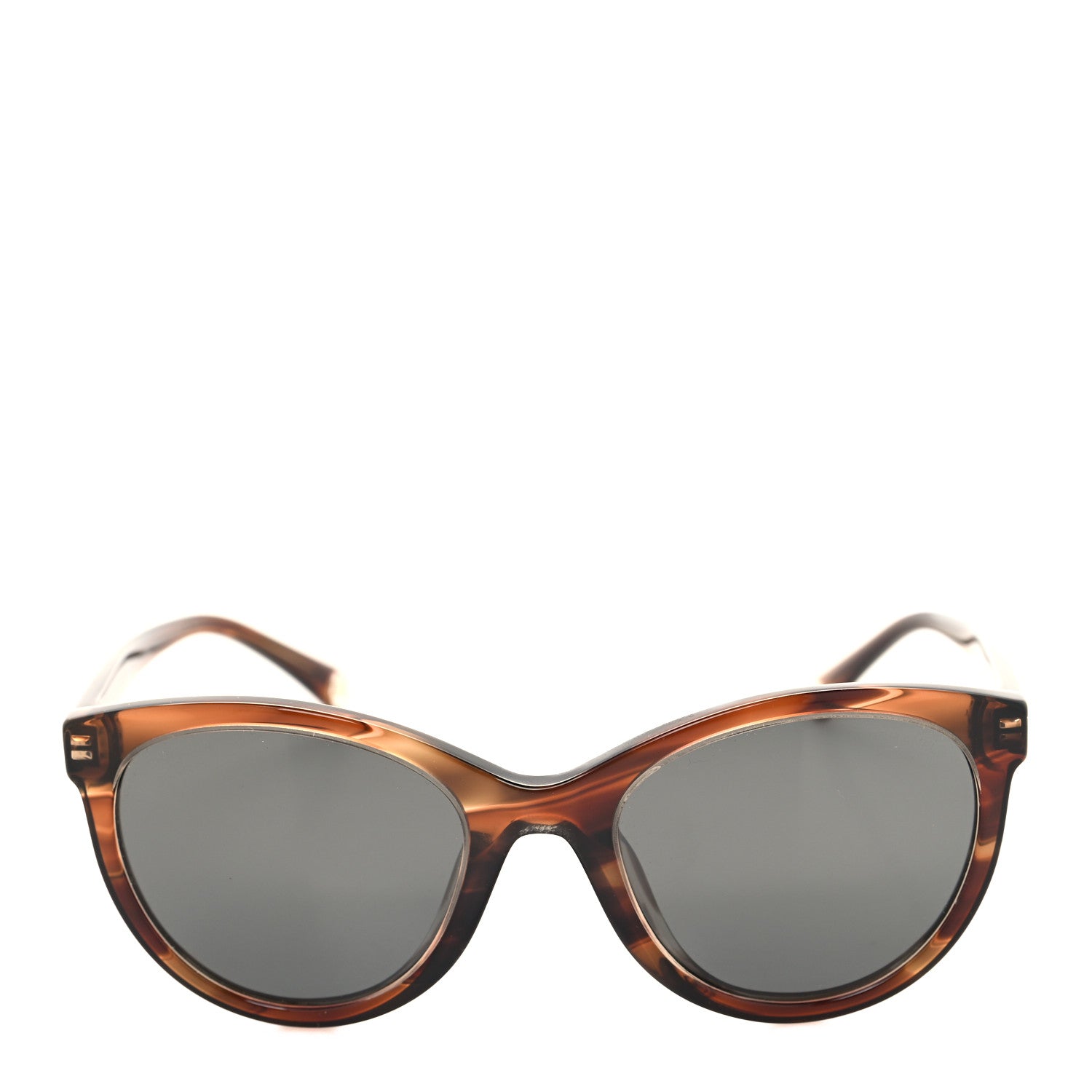 Chanel Acetate Polarized Sunglasses 5523-U Striped Brown 2 of 7